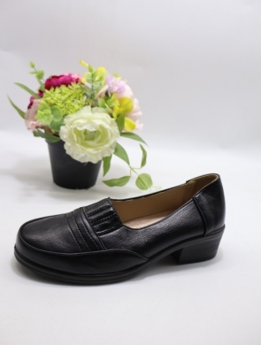 Półbuty damskie na obcasie (37-42) J35-1 BLACK