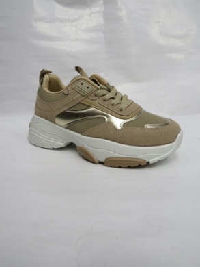 Buty sportowe damskie na płaskim (36-41) 9276 KHAKI