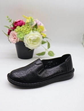 Półbuty damskie na płaskim (36-42) C930 BLACK