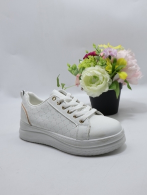 Buty sportowe damskie na płaskim (36-41) SJ2228-5 WH/CHAM