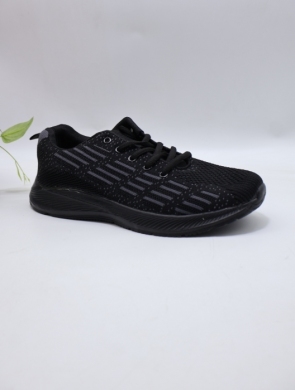Buty sportowe damskie na płaskim (37-42) S2536 BLACK