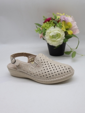 Sandały damskie na płaskim (36-42) A7765-2 BEIGE
