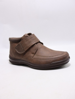 Botki męskie ocieplane (40-46) 1331-2 BROWN