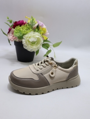 Buty sportowe damskie na płaskim (36-41) BK-617 KHAKI