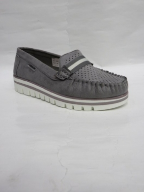 Mokasyny damskie na płaskim (36-41) 0501 GREY