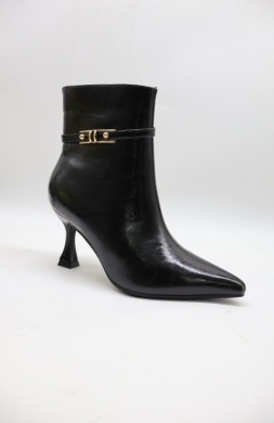 Botki damskie na szpilce (36-41) 8830-16 BLACK