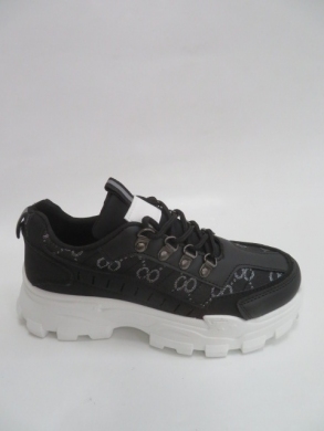 Sneakersy damskie niskie (36-41) 2221 BLACK
