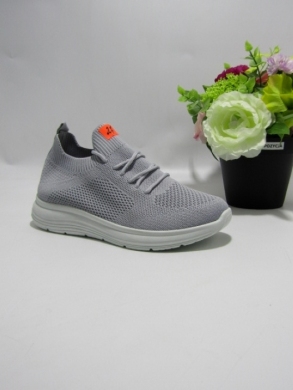 Buty sportowe damskie na płaskim (36-41) EV366 GREY