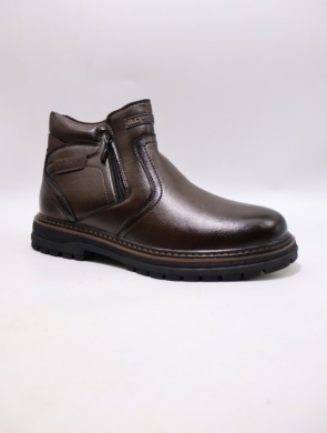 Botki męskie ocieplane (40-45) 63533-3 BROWN