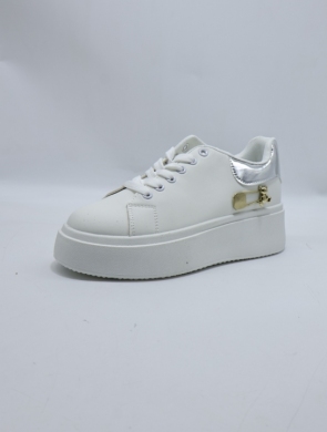 Buty sportowe damskie na płaskim (36-41) NN601 SILVER