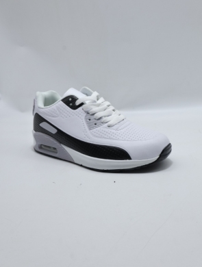 Buty sportowe damskie na płaskim (36-41) D014-316 WH/BL/GREY