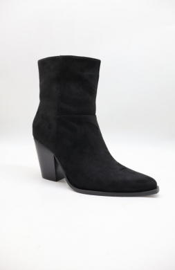Botki damskie na obcasie (36-41) ML573 BLACK