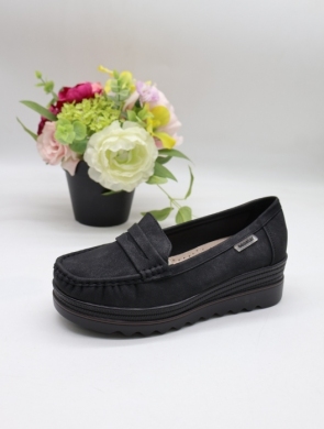 Mokasyny damskie na płaskim (36-41) GS65 BLACK