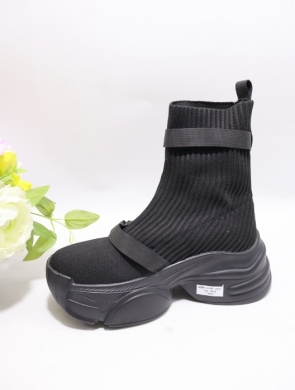 Botki damskie na płaskim (36-41) LG488 BLACK
