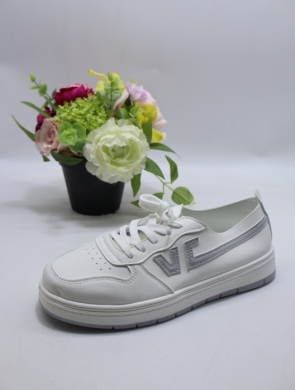 Buty sportowe damskie na płaskim (36-41) CX29 WHITE