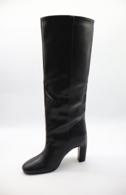 Kozaki damskie ocieplane na obcasie (36-41) CS-018 BLACK