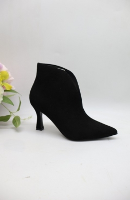 Botki damskie na szpilce (36-41) 9147-08 BLACK