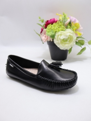 Mokasyny damskie na płaskim (36-41) HJJ-02 BLACK