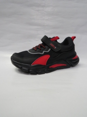 Buty sportowe chłopięce (31-36) F807 BLACK/RED