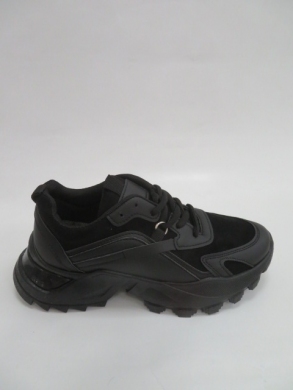 Sneakersy damskie niskie (36-41) GB010 BLACK