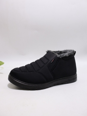Botki męskie ocieplane (39-45) 81376-1 BLACK