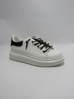 Buty sportowe damskie na płaskim (36-41) X-90 WH/BL