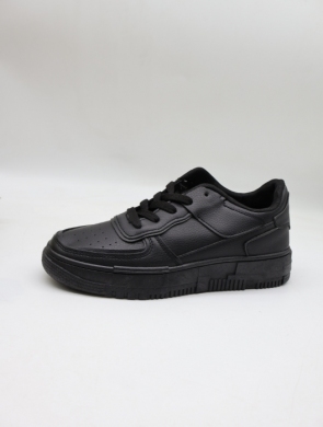 Buty sportowe damskie na płaskim (36-41) BK157 BLACK