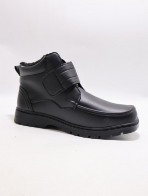 Botki męskie ocieplane (40-46) 2595-1 BLACK