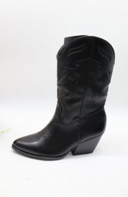 Kozaki damskie na obcasie (36-41) T270 BLACK