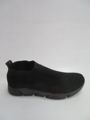 Buty sportowe damskie na płaskim (36-41) 1758 BLACK