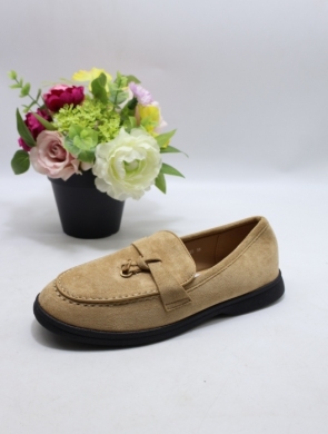 Mokasyny damskie na płaskim (36-41) H8-585 KHAKI