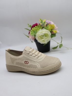Półbuty damskie na płaskim (36-42) 22T111-5 BEIGE