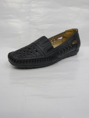 Mokasyny damskie na płaskim (36-41) J5-11 BLACK