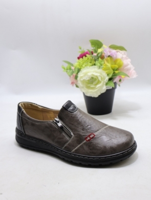 Półbuty damskie na płaskim (36-42) 26131-2 GREY