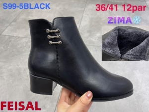 Botki damskie na obcasie (36-41) S99-5