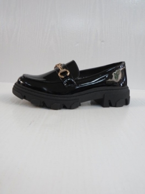 Mokasyny damskie na płaskim (36-41) 956-1 BLACK