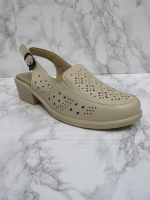 Sandały damskie na obcasie (37-42) J35-8 BEIGE