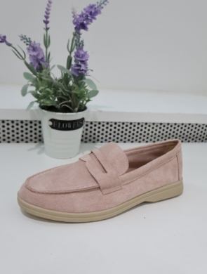 Mokasyny damskie na płaskim (36-41) QQ278 PINK