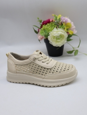 Buty sportowe damskie na płaskim (36-41) 6775 BEI