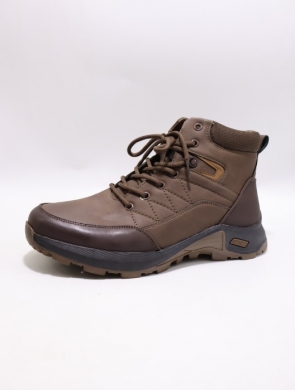 Trapery męskie ocieplane (41-46) 1387-2 BROWN