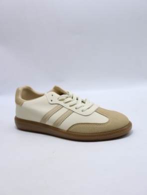 Buty sportowe damskie na płaskim (36-41) XBC25602 BEIGE