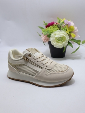 Buty sportowe damskie na płaskim (36-41) EL-039 BEIGE