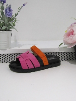 Klapki damskie na płaskim (36-41) CD319 FUCHSIA