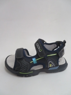 Sandały chłopięce (32-37) D931 BLUE/GREEN