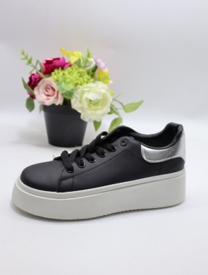Buty sportowe damskie na płaskim (36-41) 680 BLACK