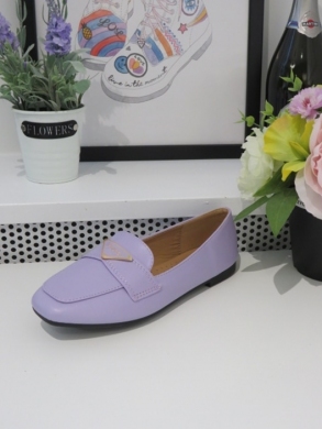 Mokasyny damskie na płaskim (36-41) GO-167 PURPLE