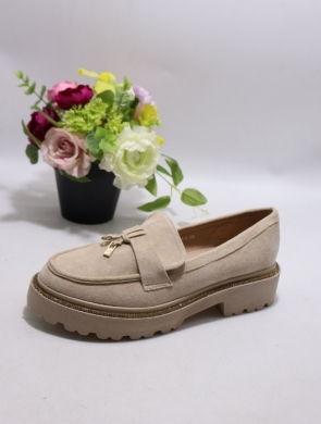 Mokasyny damskie na płaskim (36-41) H2311-5 BEIGE