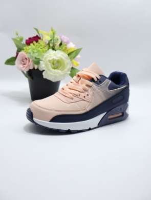 Buty sportowe damskie na płaskim (36-41) D801 PINK/NAVY