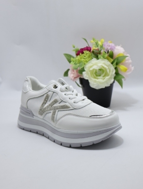 Buty sportowe damskie na płaskim (36-41) J-182 WHITE