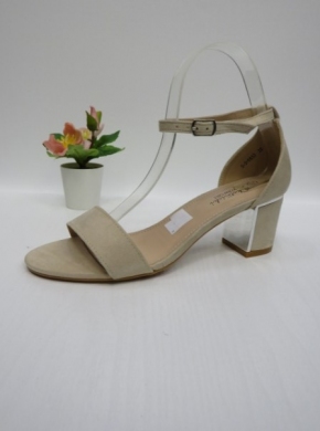 Sandały damskie na obcasie (36-40) 0633 BEIGE